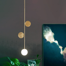 Fun leaf lights Nordic designer lamps creative bedroom bedside lamp modern simple living room background wall chandelier