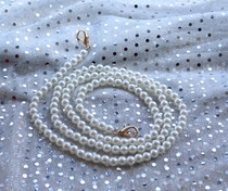 Pearl chain slanted across the retro-mouth gold bag fairy bag with a handmade pack with Lolita handmade bag with 120CM