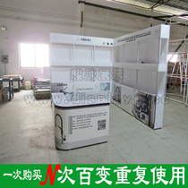 Manufacturers direct sales portable display equipment exhibition to build custom fashion booth exhibition display