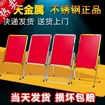 Type a stainless steel billboard display sign exhibition stand water card poster stand Hotel Welcome board Guide Sign
