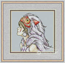 Y0044 Princess Wireless Meter 87-88 Cross embroidered picture