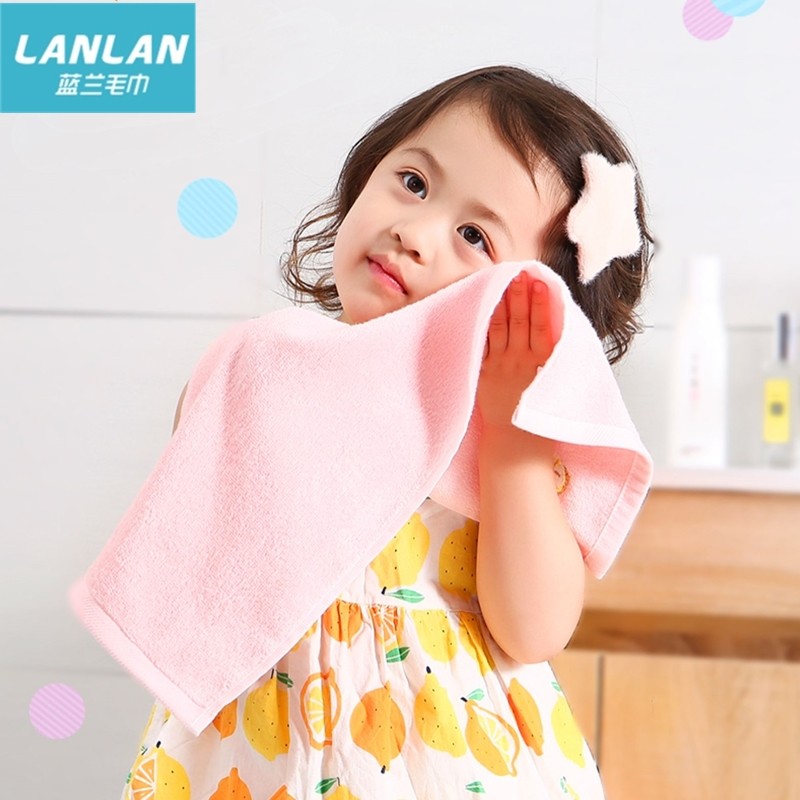 儿童小毛巾纯棉洗脸洗澡宝宝专用