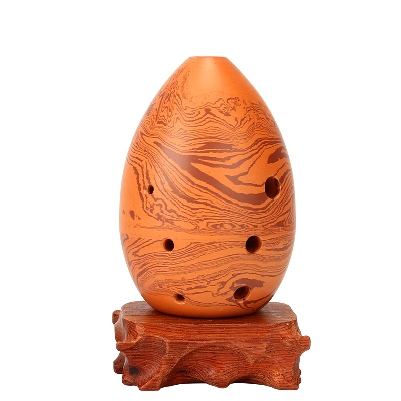 七星埙八孔梨形初学者成人入门练习陶埙演奏埙自学手工民族乐器埙