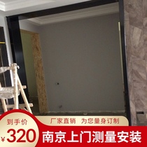 Nanjing stainless steel door cover skirting strip bag black titanium U-groove door frame titanium decorative line