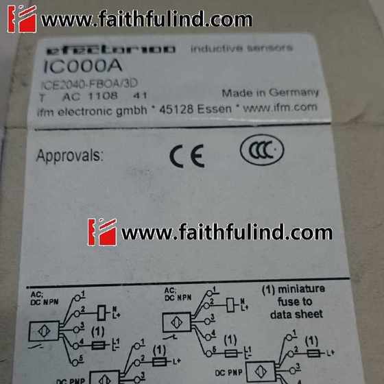 IFM IC000A Yifumen 새로운 유도 센서 ICE2040-FBOA/3D 문의 IFM IC000A Yifumen 새로운 유도 센서 ICE2040-FBOA/3D 문의