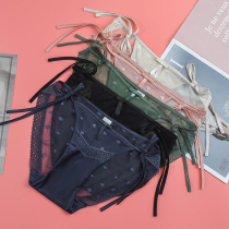 Lady Briefs Female Pure Cotton Antibacterial Full Cotton Crotch Summer Fall Thin Breathable Day Ensemble Teen Low Waist Lace Student Shorts