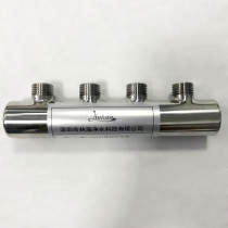 GB 304 stainless steel water separator single head 6 branch pipe 4-way 4-point customizable single and double-head ground heating shunt