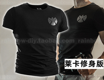 S.H. I .E.L.D. agent Agents of s h I e l d LOGO T-shirt slim body version Colson same model