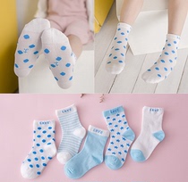 Childrens cotton socks spring and autumn summer models childrens socks mesh breathable baby cotton socks baby socks boys and girls 17 years