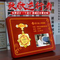 Anti-Plague Souvenirs Custom Remembrance Badge Mementos Doctor Nurses Honor Medal Heroes Commendation Medal Medals