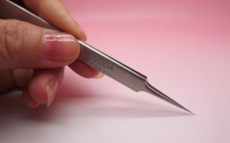 youlida细胞夹瑞士精钢5号夹美容院克丽缇娜专用去黑头夹粉刺针夹