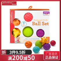 infantino american baby tino baby caressing ball newborn senses baby can nibble on a ball toy