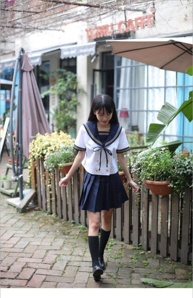 当前热销正统日系jk制服套装软妹学院风水手服可爱女校服班服学生装