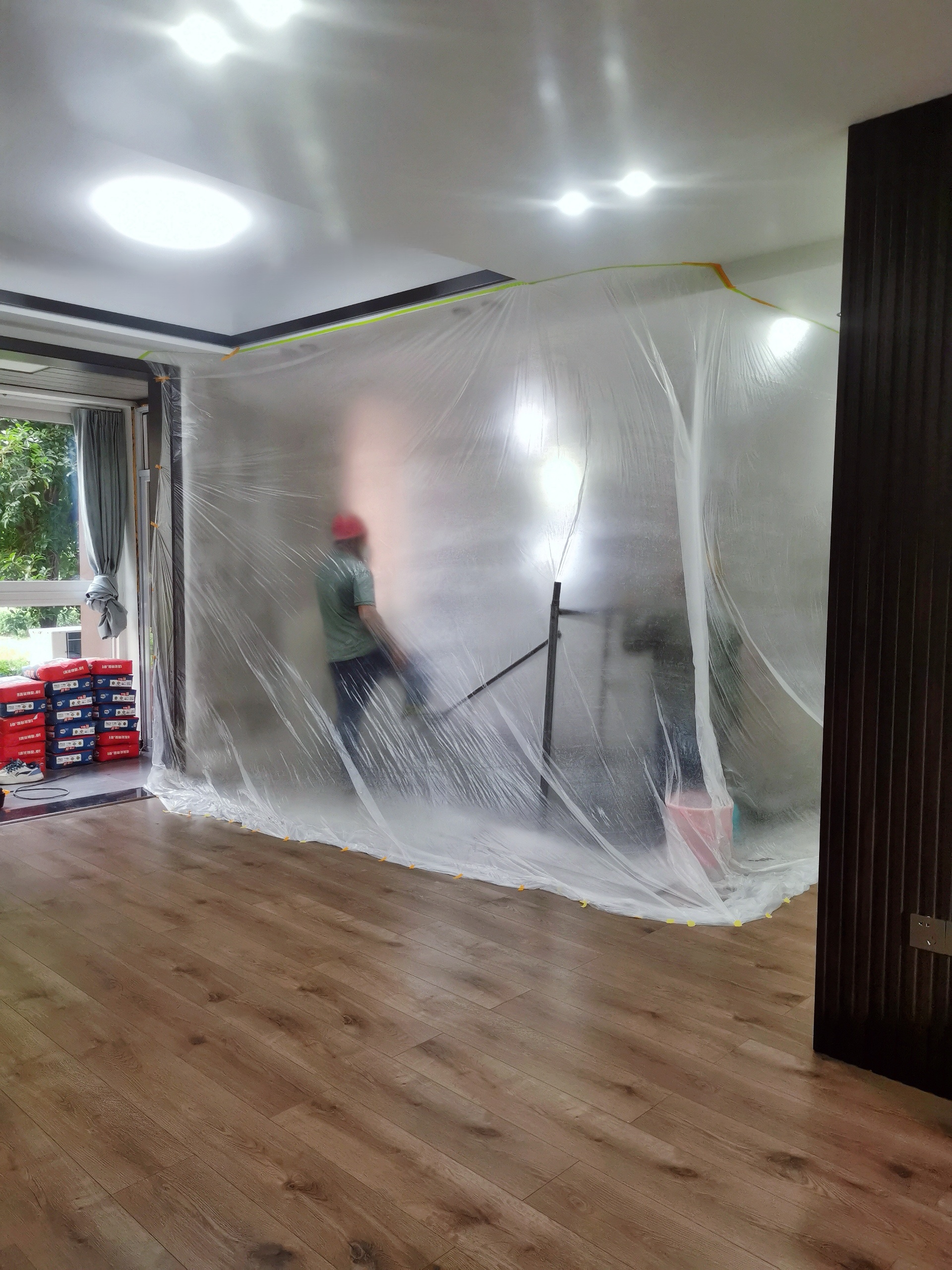 防尘罩装修家用塑料膜床衣柜子宿舍冰箱灰尘透明防尘遮盖布保护膜