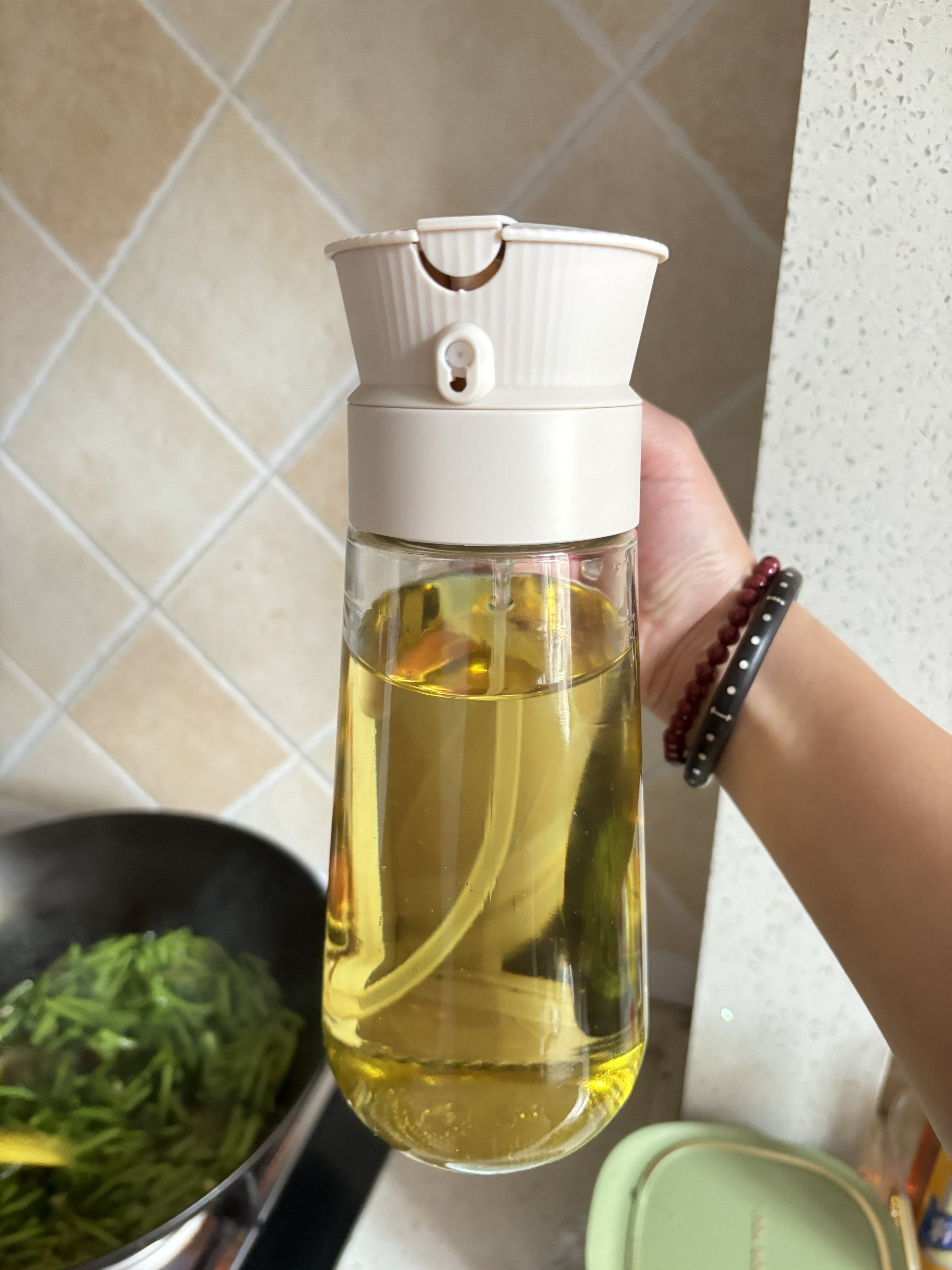 空气炸锅专用喷油瓶家用厨房喷雾化雾状食用油喷油壶罐加厚烧烤瓶