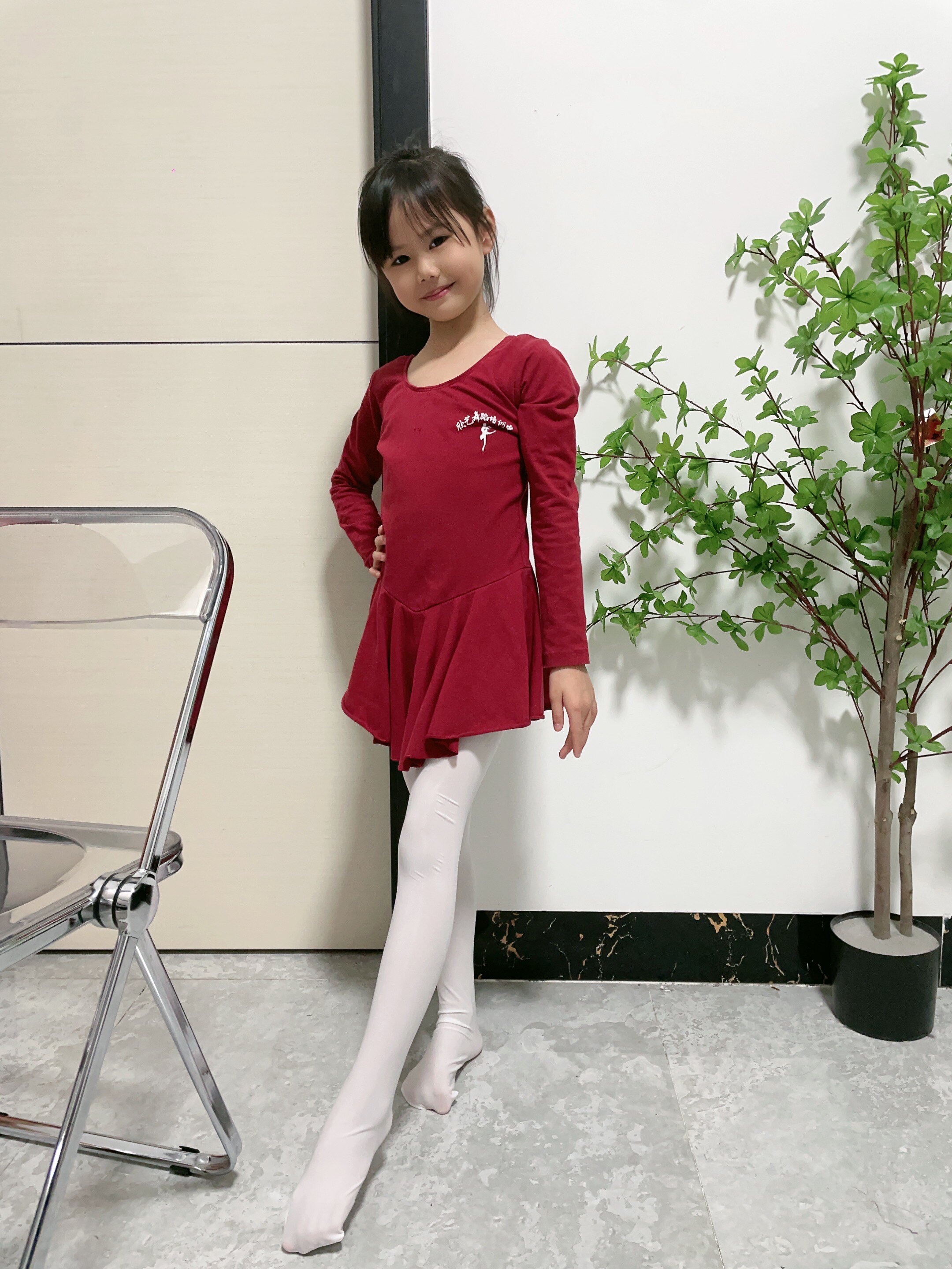 女童舞蹈袜春秋防滑白色丝袜女孩夏季薄款跳舞考级专用儿童连裤袜