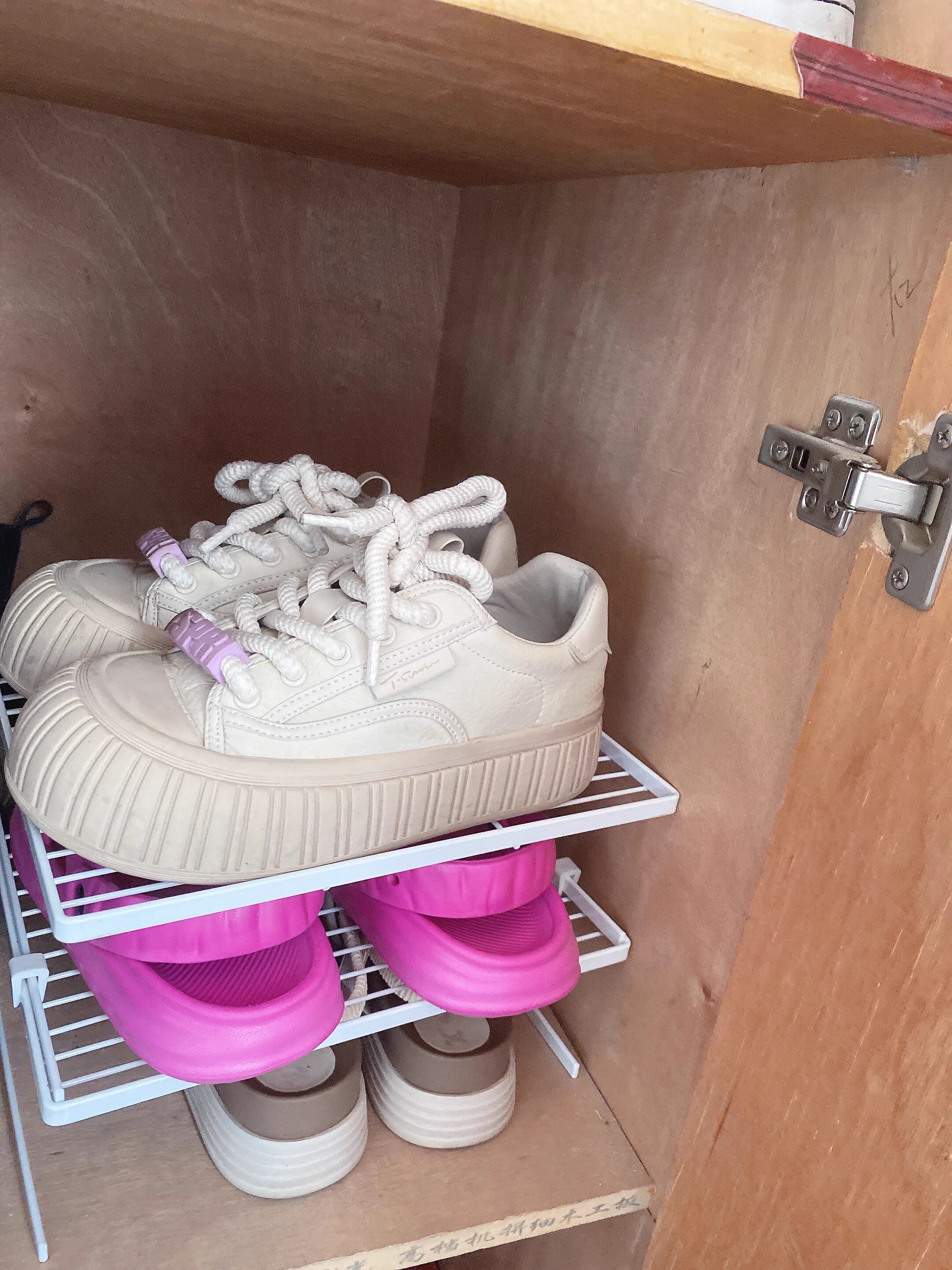 宿舍床底鞋架寝室好物鞋子收纳神器分层隔板双层鞋托床下隔断鞋柜