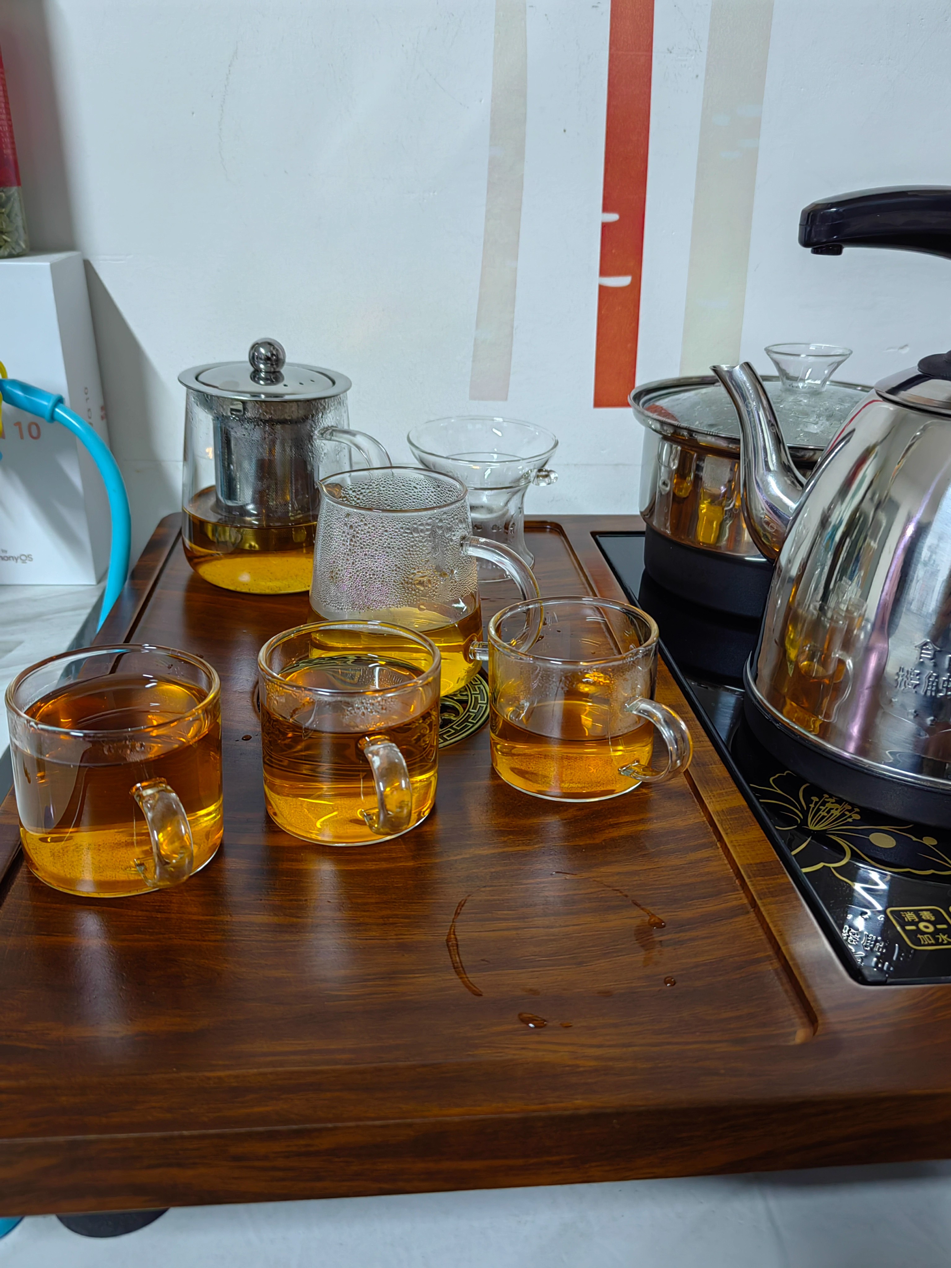 茶壶泡茶家用飘逸杯茶水分离茶具玻璃泡茶壶办公室过滤杯2024新款