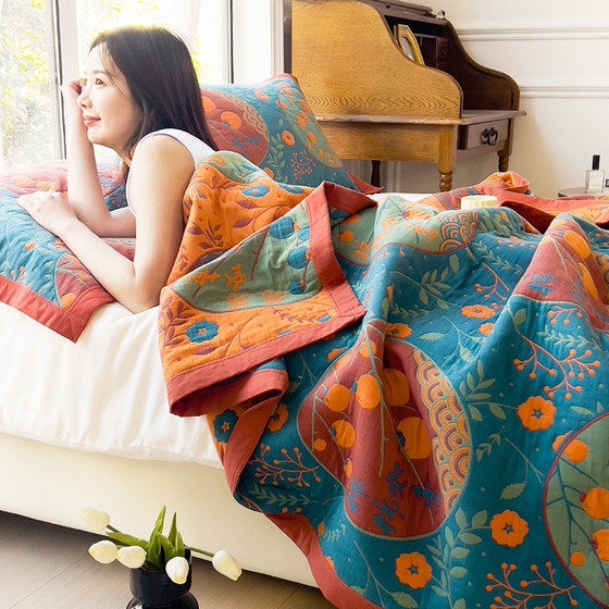Class A full cotton three-layer gauze towel quilt pure cotton summer air conditioner blanket office nap blanket sofa blanket
Class A full cotton three-layer gauze towel quilt pure cotton summer air conditioner blanket office nap blanket sofa blanket