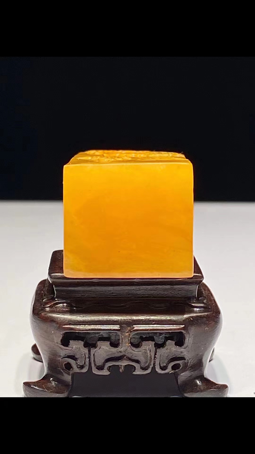 寿山田黄石萝卜丝【访友图】-wx210