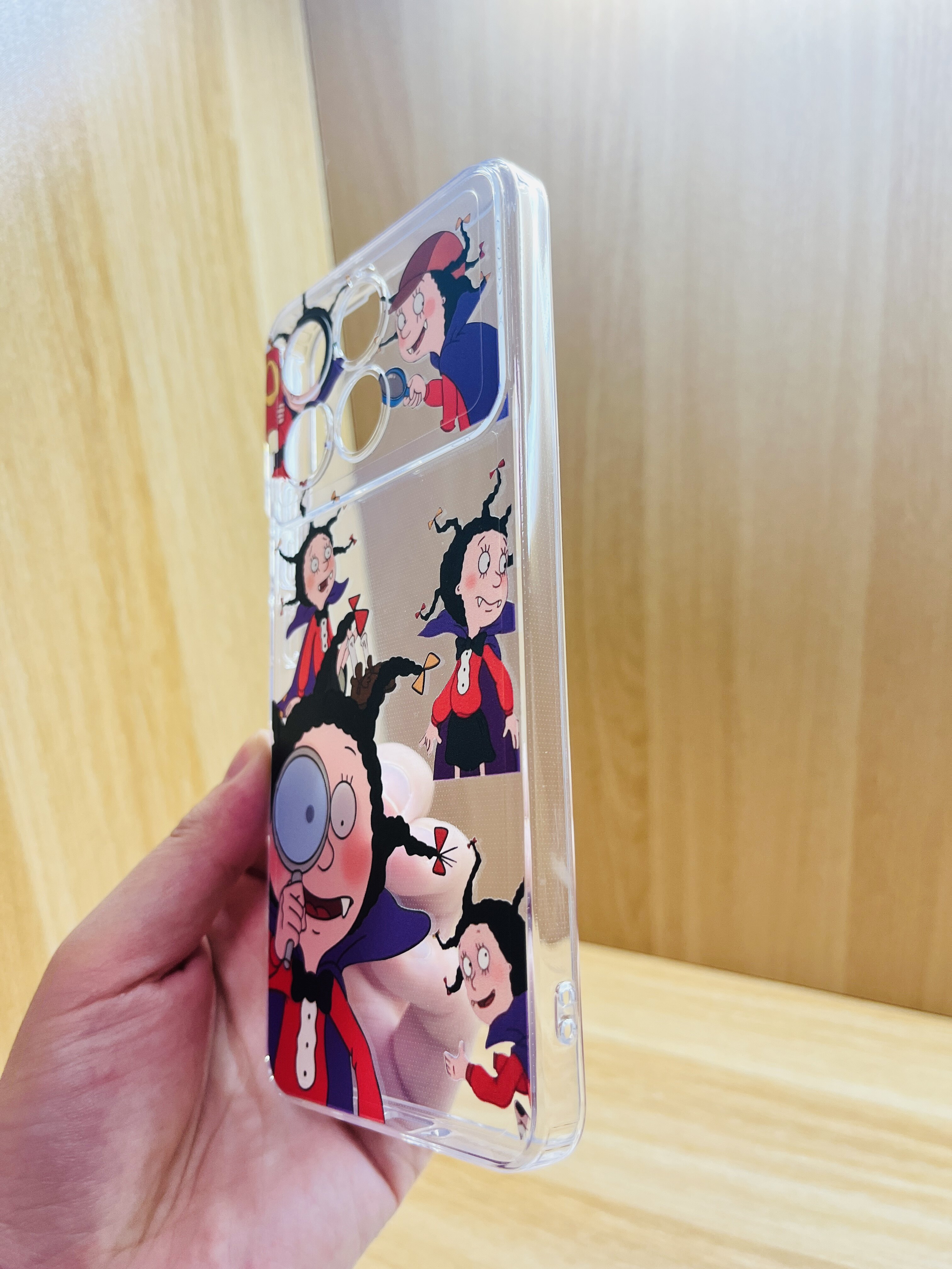 小魔女蒙娜适用苹果16pro手机壳iphone14卡通15周边13透明mini新款12