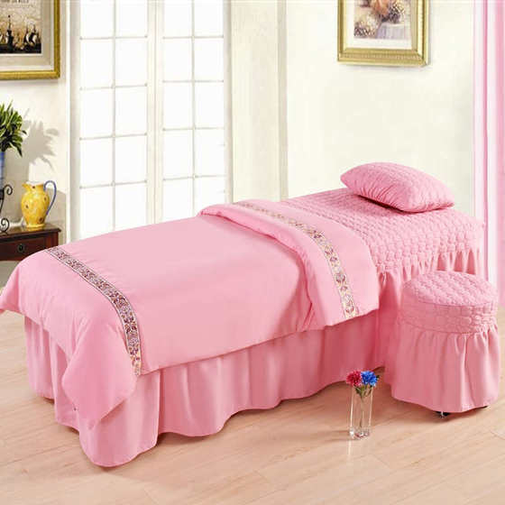 High -end beauty salon bed cover four -piece lack of massage therapy tattoo bed special bed sleeve can customize brand store name
High -end beauty salon bed cover four -piece lack of massage therapy tattoo bed special bed sleeve can customize brand store name