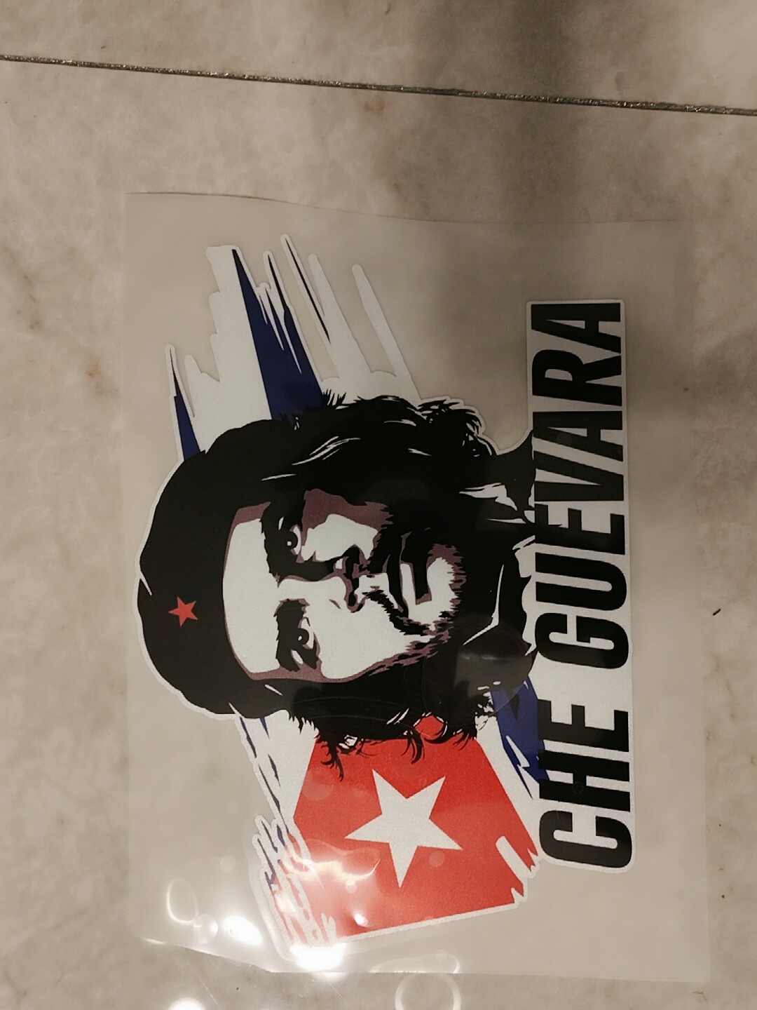 切格瓦拉古巴革命英雄反光电动车摩托车汽车贴纸车门身贴后玻璃贴