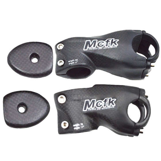 MCFK 카본 섬유 산악 도로 자전거 핸들 바에 커버 음의 17도 또는 6도 자전거 라이저 31.8 mm MCFK 카본 섬유 산악 도로 자전거 핸들 바에 커버 음의 17도 또는 6도 자전거 라이저 31.8 mm