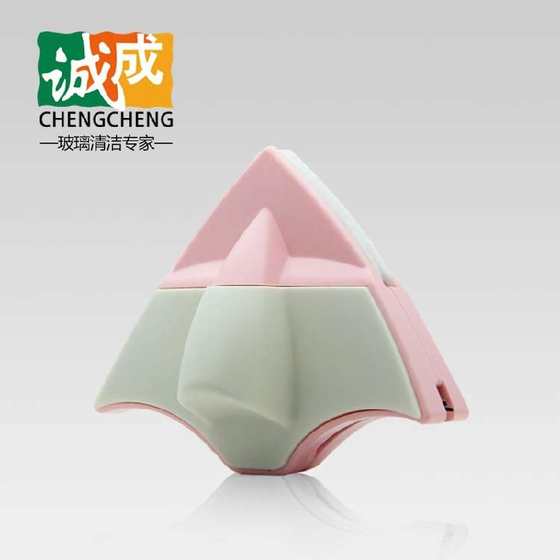 Chengcheng 브랜드 싱글 레이어 양면 유리 클리너 삼각형 유리창 닦기 장치 3-6mm 무료 배송 Chengcheng 브랜드 싱글 레이어 양면 유리 클리너 삼각형 유리창 닦기 장치 3-6mm 무료 배송