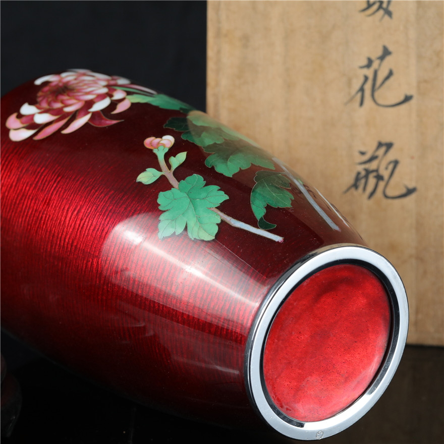 日本七宝烧花瓶