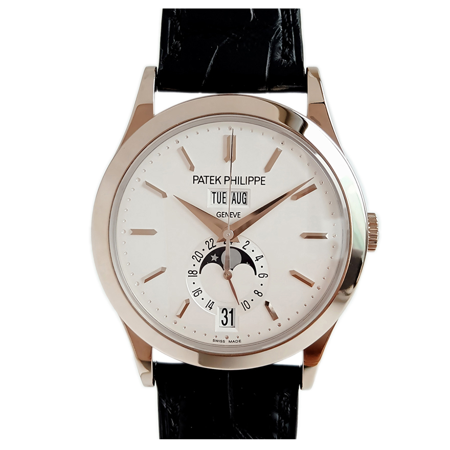 百达翡丽男表复杂功能时计18k白金自动机械腕表男5396g正品9.8新