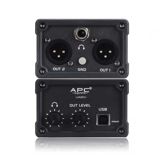 APC UA20+ 전문 오디오 재생 사운드 카드/고품질 고립 변압기 사운드 카드 포함 APC UA20+ 전문 오디오 재생 사운드 카드/고품질 고립 변압기 사운드 카드 포함