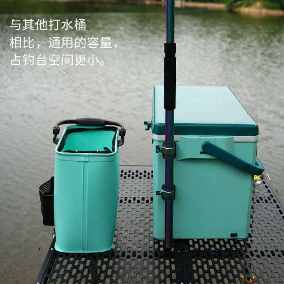 Weibu Road Tianqingye Baolai 휴대용 고대 양동이 두껍게와 손으로 씻기위한 물 낚시 양동이를위한 특별한 생선 낚시 양동이 Weibu Road Tianqingye Baolai 휴대용 고대 양동이 두껍게와 손으로 씻기위한 물 낚시 양동이를위한 특별한 생선 낚시 양동이