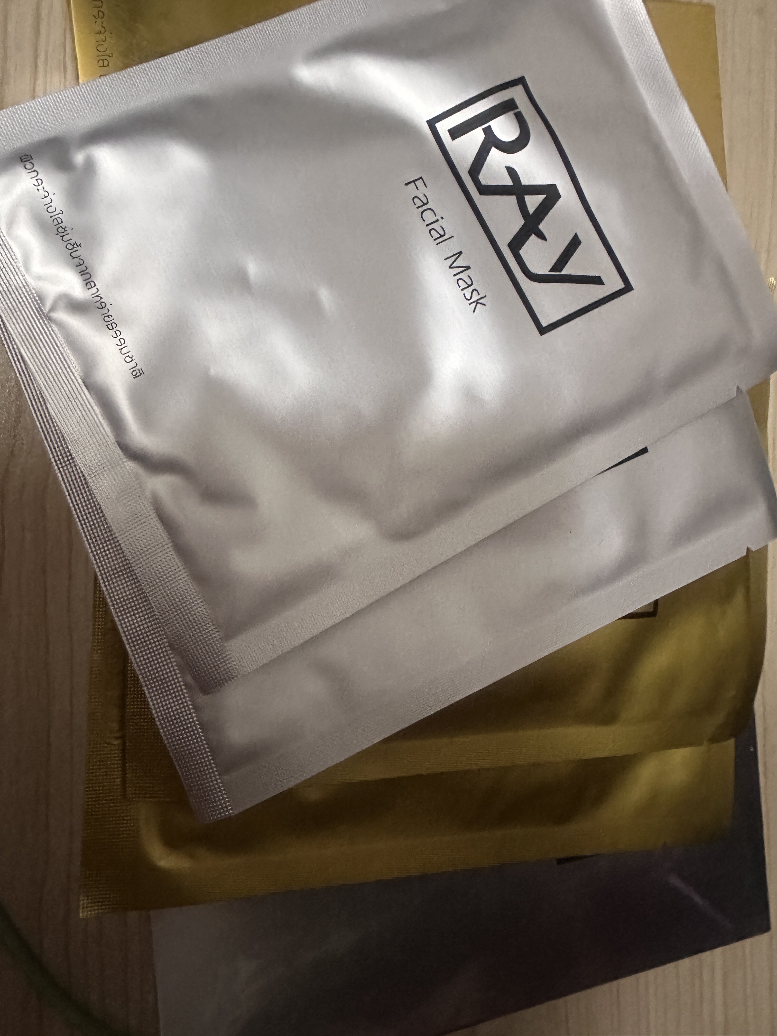 金2银2泰国妆蕾ray补水面膜女深层保湿清洁男士面膜官方旗舰