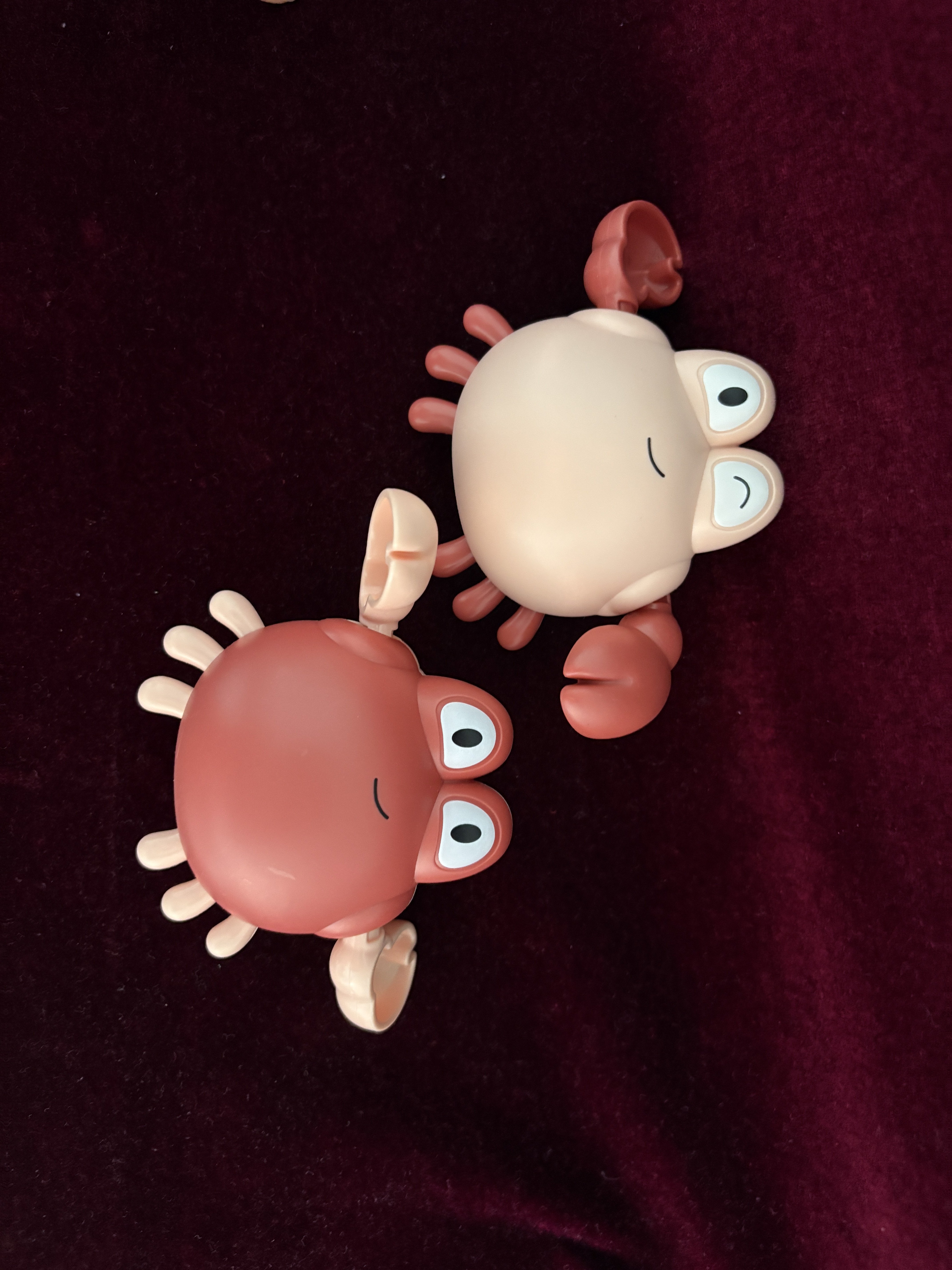 宝宝洗澡玩具游泳小螃蟹婴儿浴室儿童玩水戏水发条小螃蟹男孩女孩