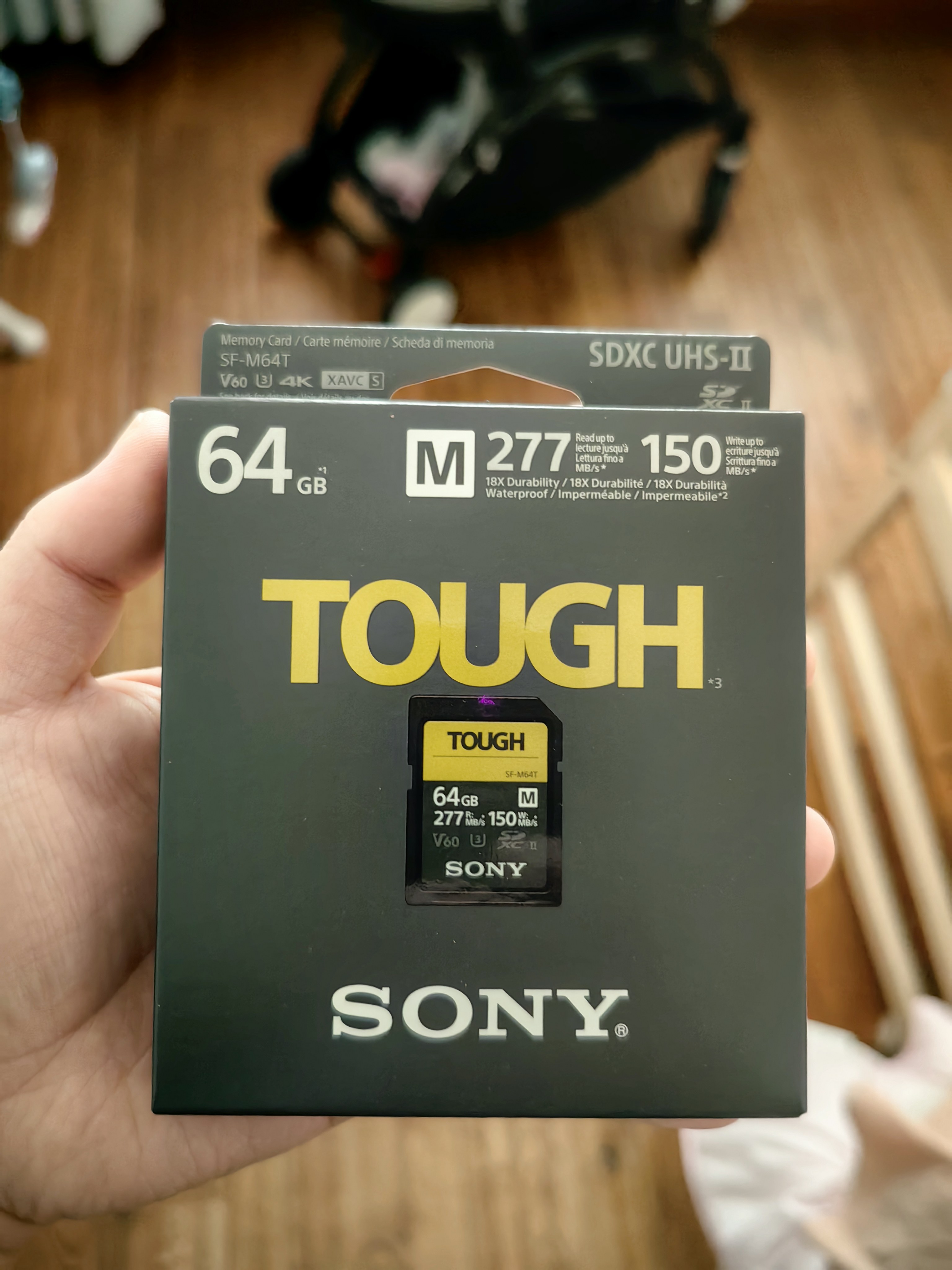 索尼sf-m64t/t1 tough 64g 相机微单内存储卡a7c2 zve10 a7m4m3评价