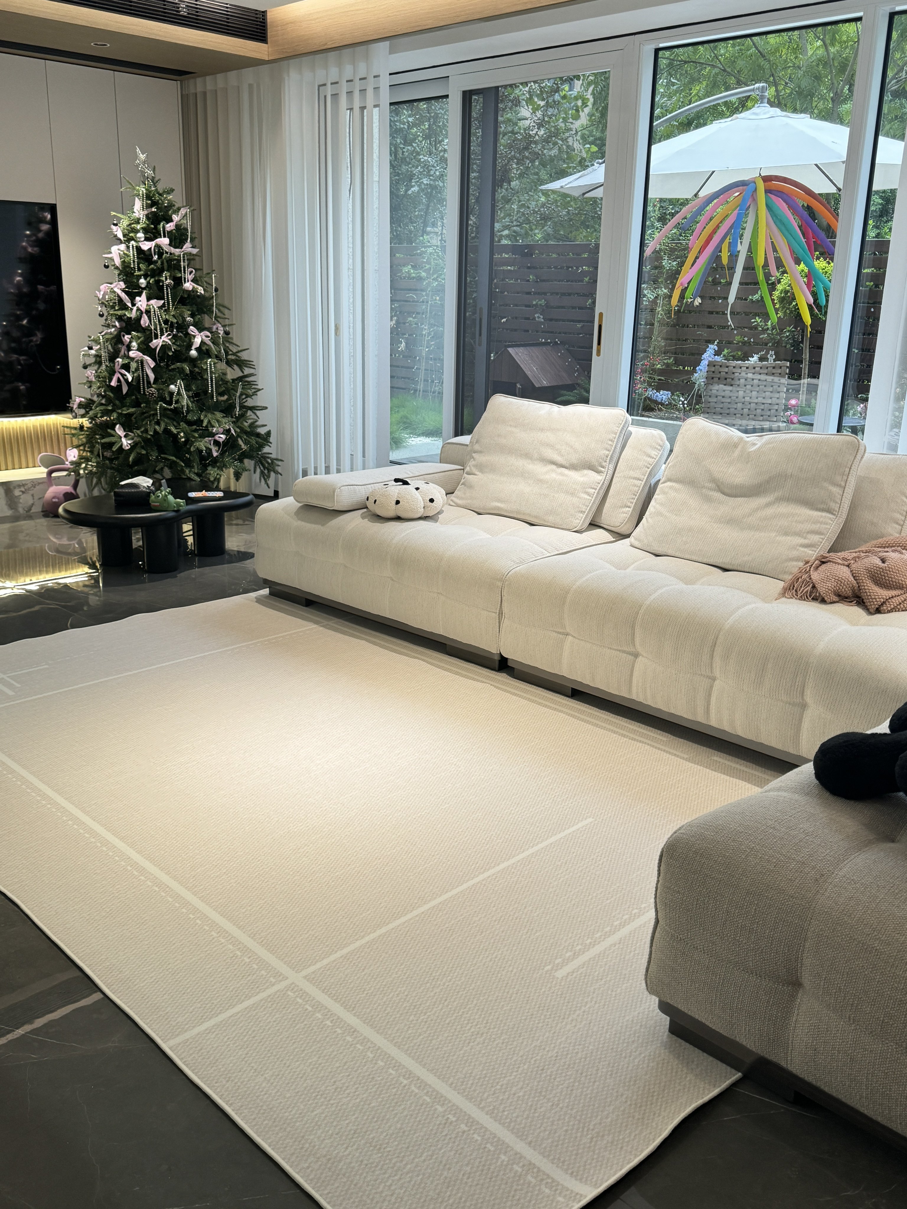 地毯客厅卧室沙发2025新款免洗可擦轻奢高级感奶油风现代简约定制