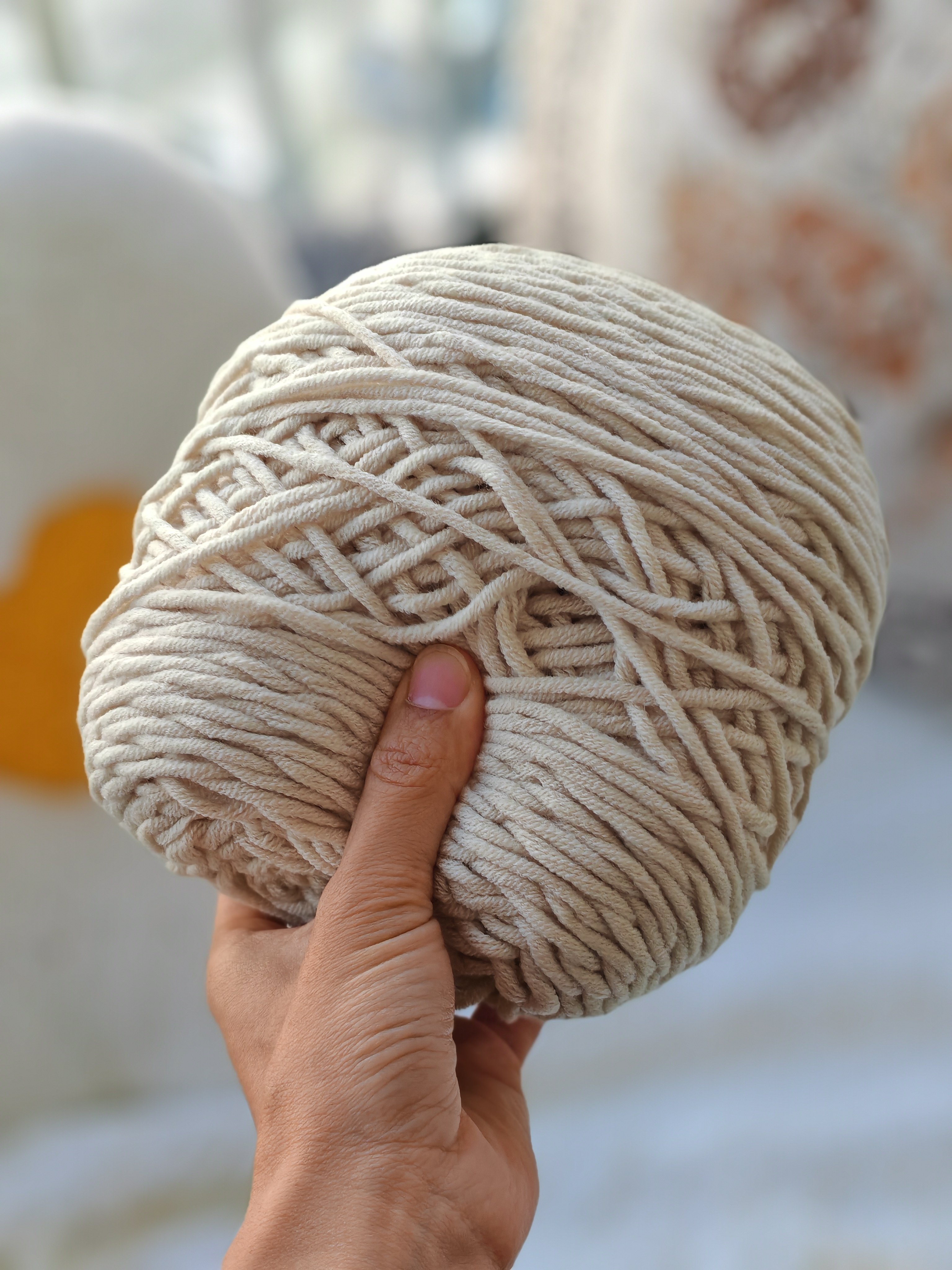 8股情人棉簇绒酒红色毛线团棒针粗毛线四两团棉线韩棉男女围巾线