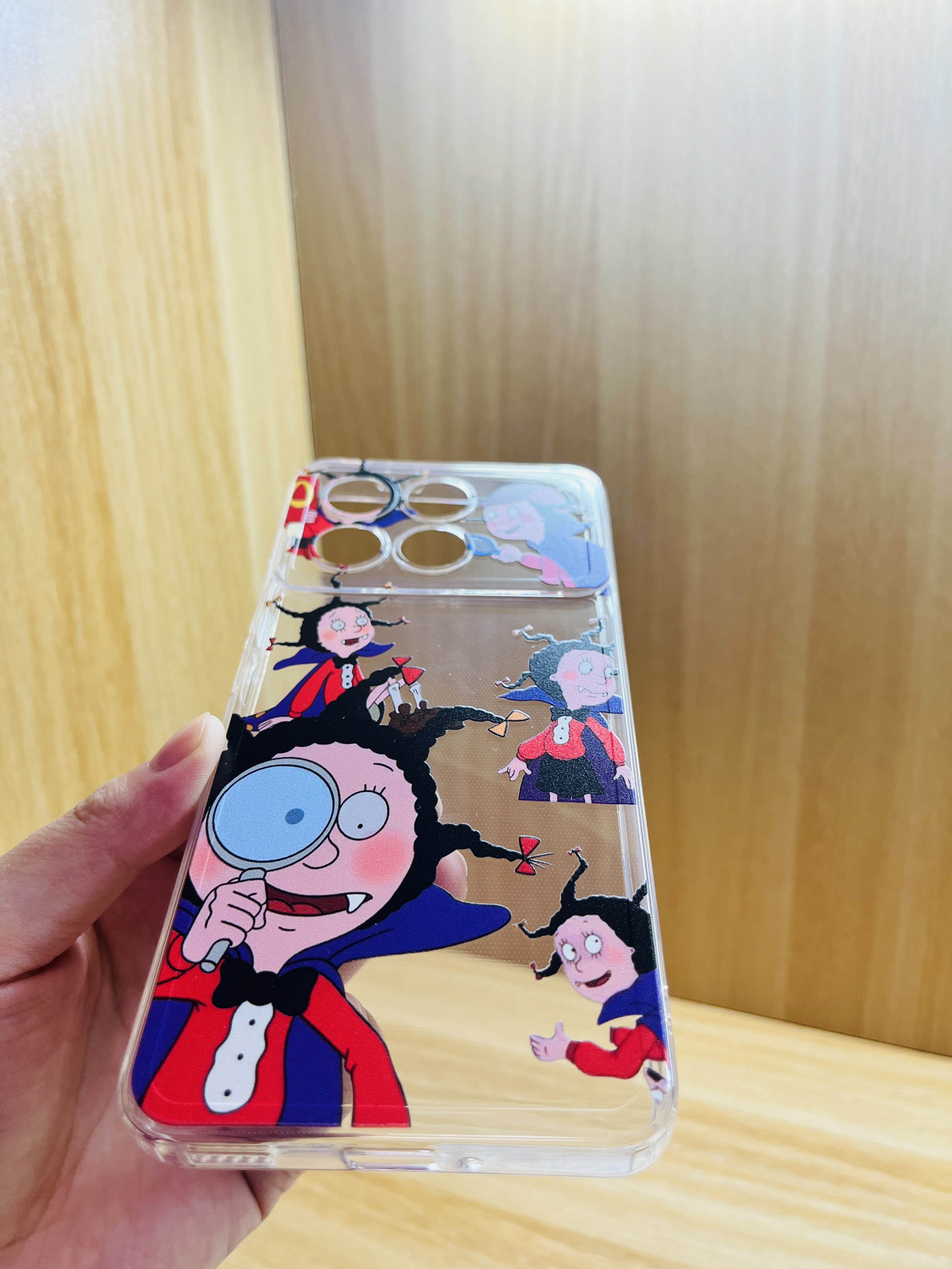 小魔女蒙娜适用苹果16pro手机壳iphone14卡通15周边13透明mini新款12