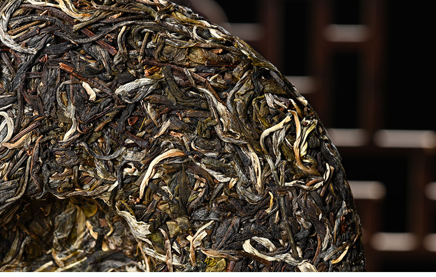 p【42片/14994克】2019年易武曼秀古树生茶干仓早春普洱茶七子饼