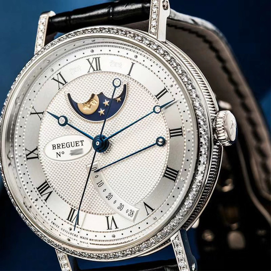 无保留价[9.5新]宝玑经典系列自动机械男表8788bb/12/986/dd00 - 拍卖