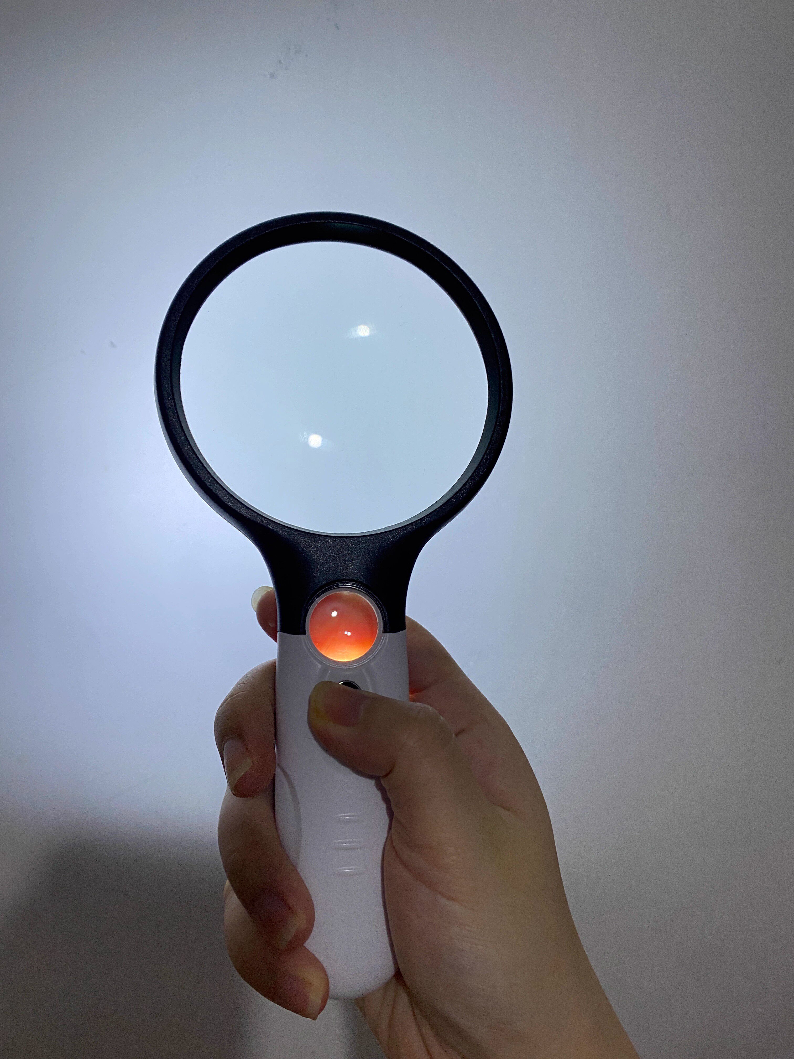 放大镜高清正品老人用100倍2025年新款手持高倍扩大镜用阅读看书