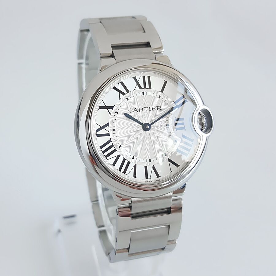 [9.8新]卡地亚女表蓝气球系列石英机芯手表女士正品腕表w69011z4