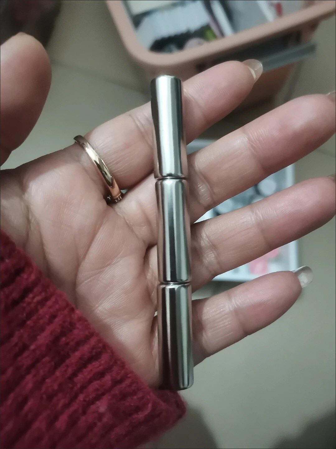 美甲磁铁方形强力吸猫眼甲油胶爱心波浪图案花纹专用工具磁石磁条