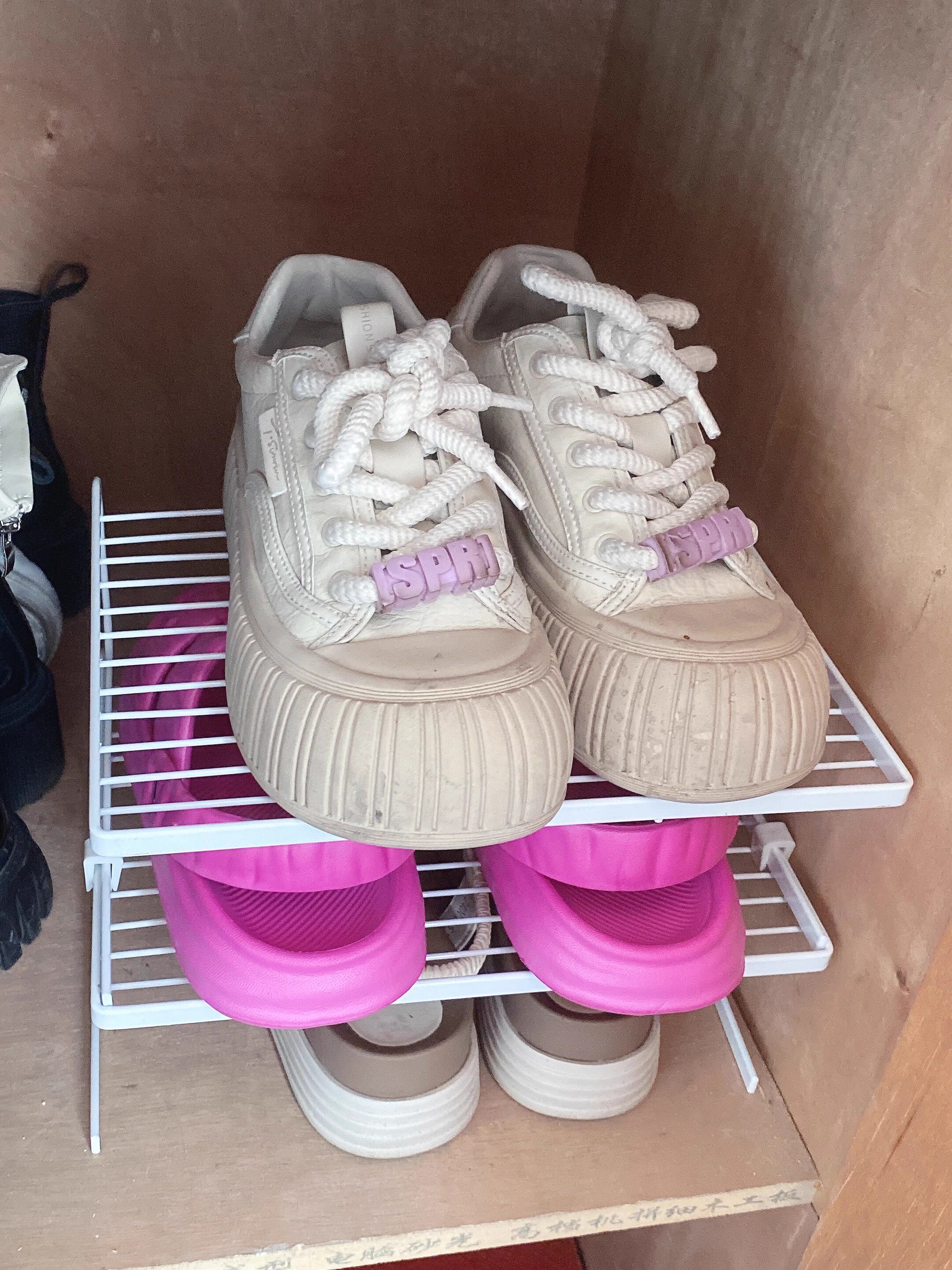 宿舍床底鞋架寝室好物鞋子收纳神器分层隔板双层鞋托床下隔断鞋柜