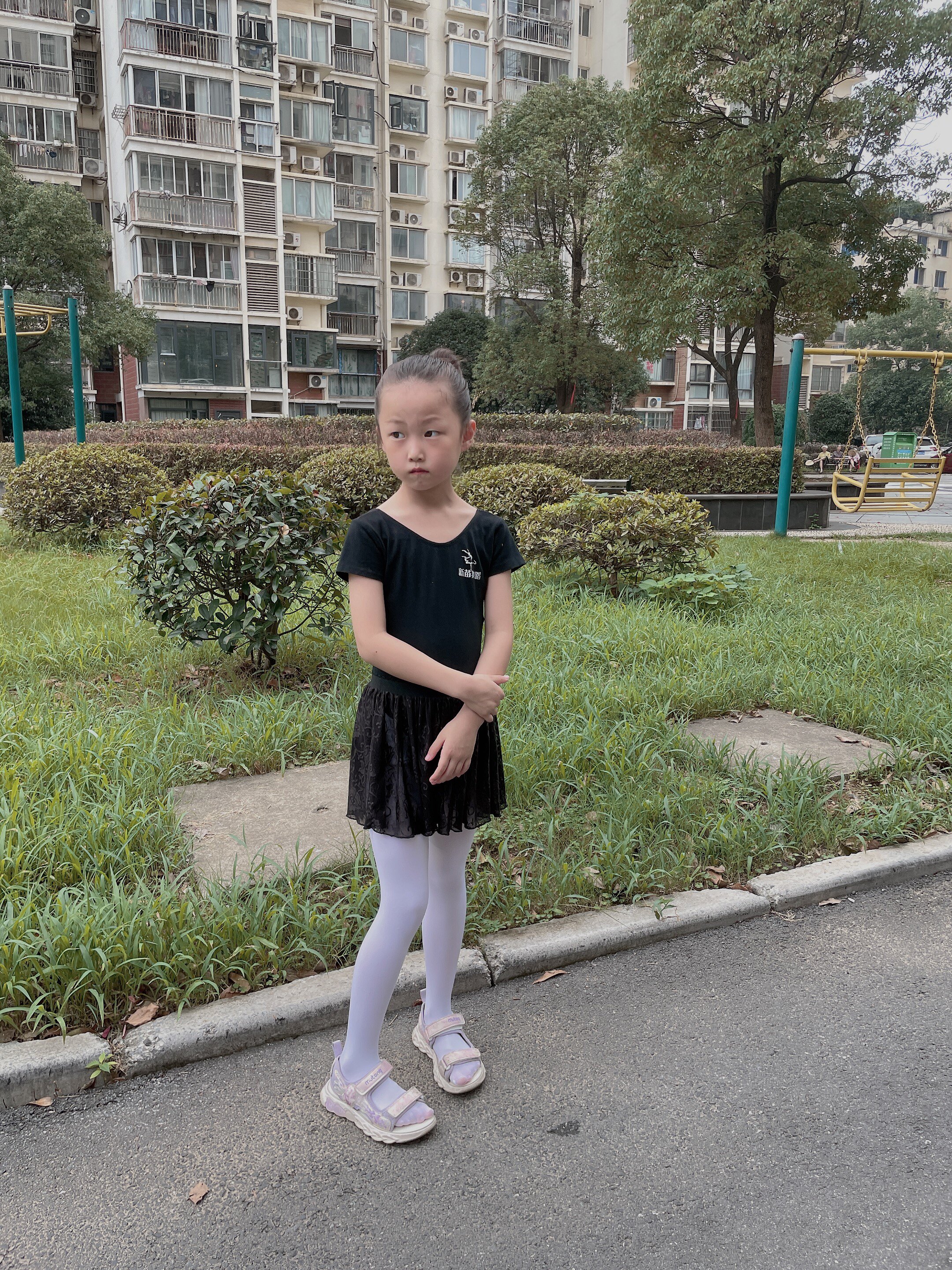 女童舞蹈袜夏季薄款儿童白色连裤袜丝袜跳舞裤袜练功专