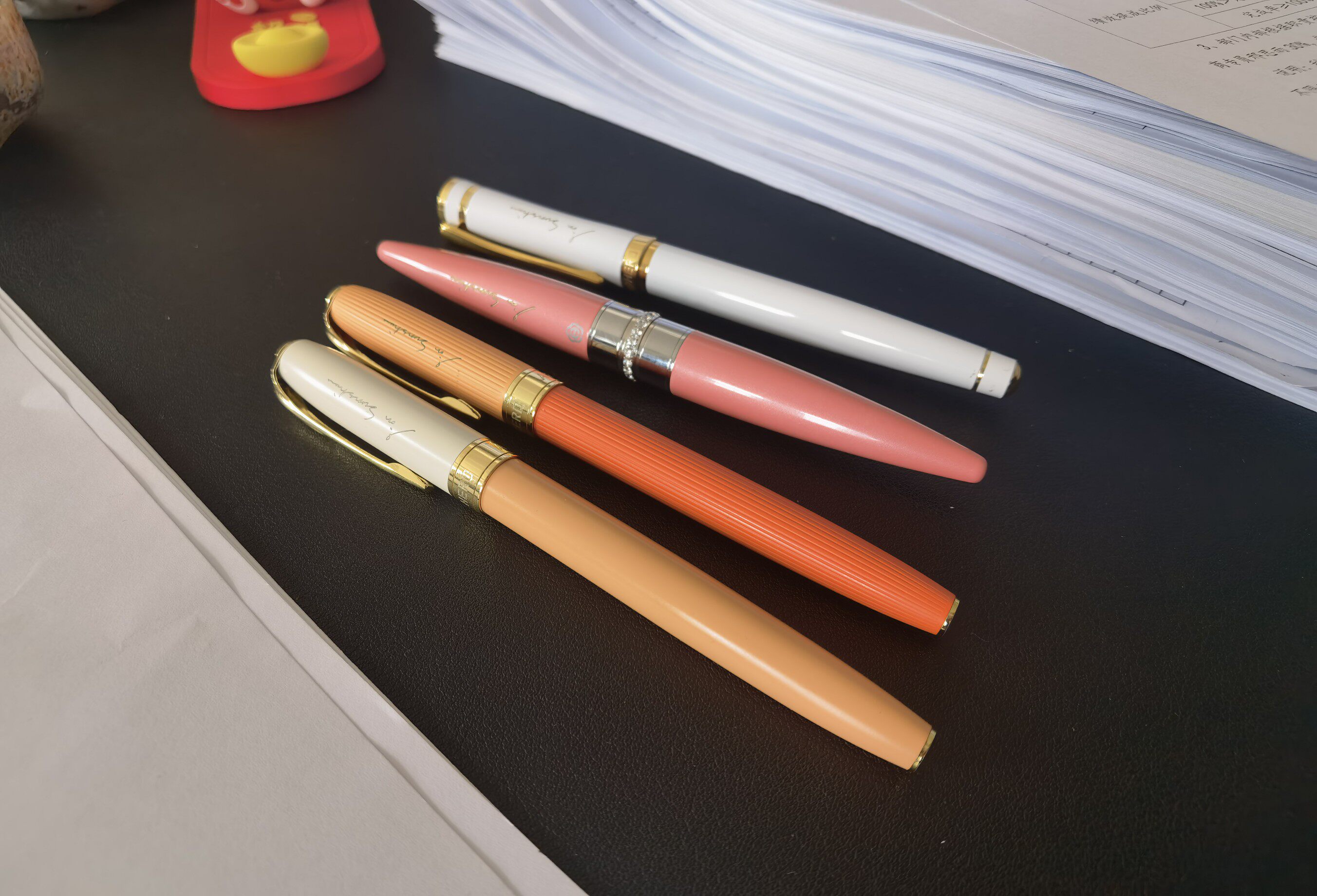 英雄签字笔梦幻系列女士高档精致女生金属中性宝珠笔商务签名签单办公