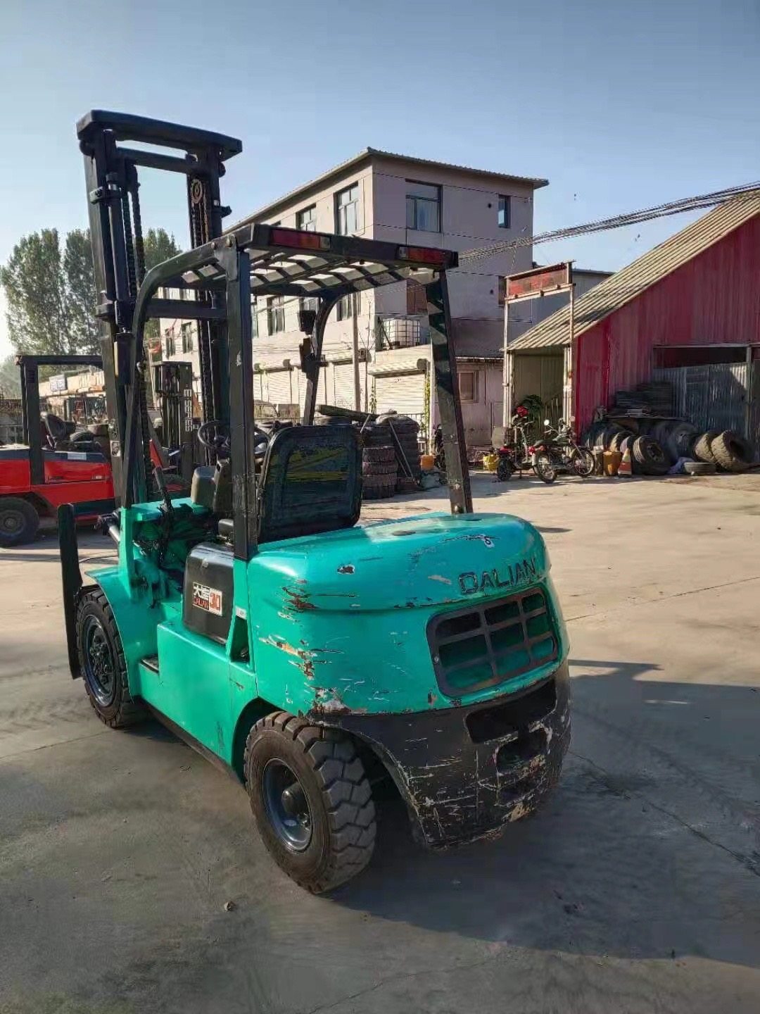 大连3吨叉车两节门架起升4.5米手动挡t - 资产处置 - 阿里资产