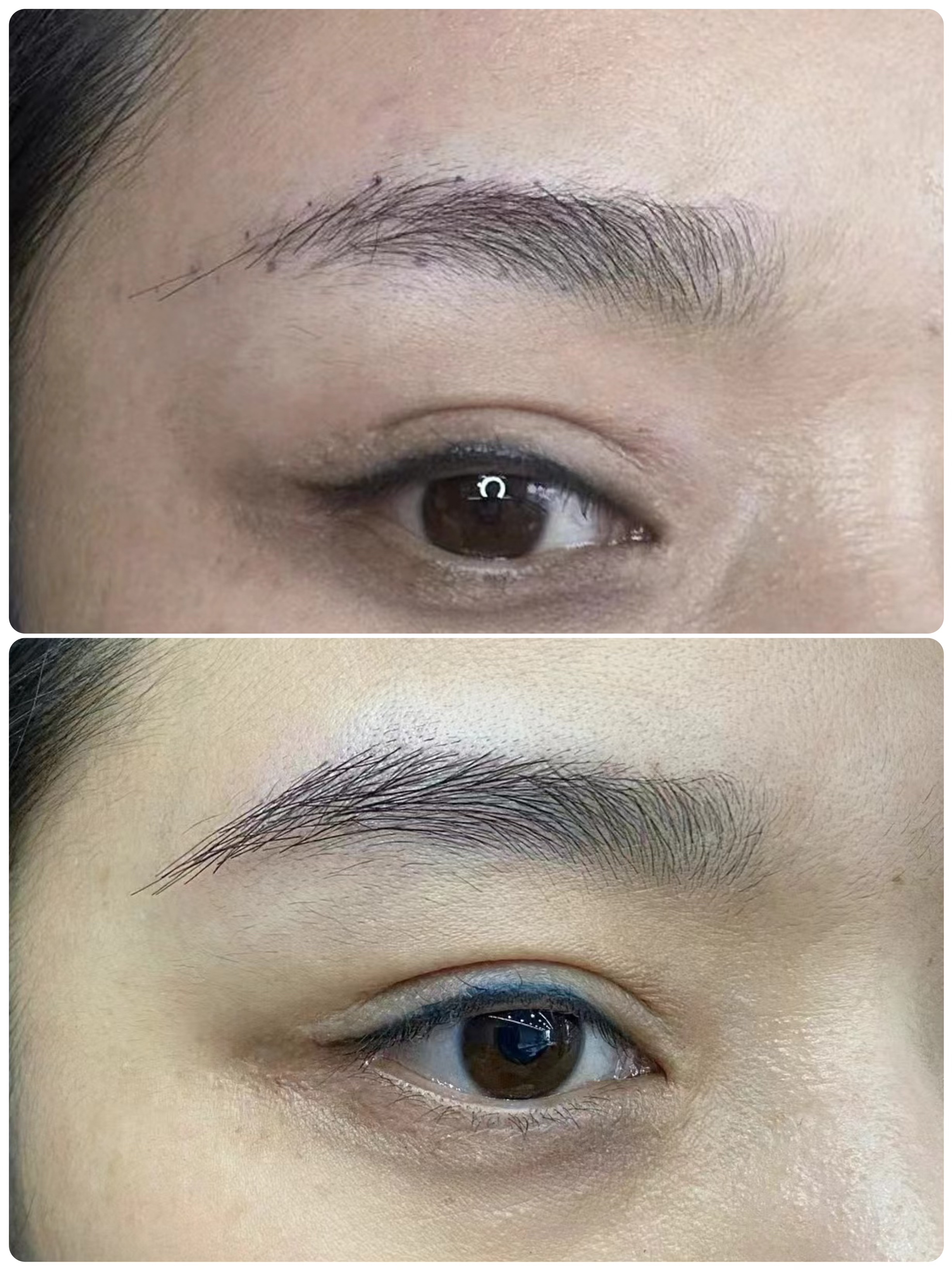 植绣眉毛蛋白真人毛发真眉大师ai原生克隆眉无排斥男女士种植眉毛