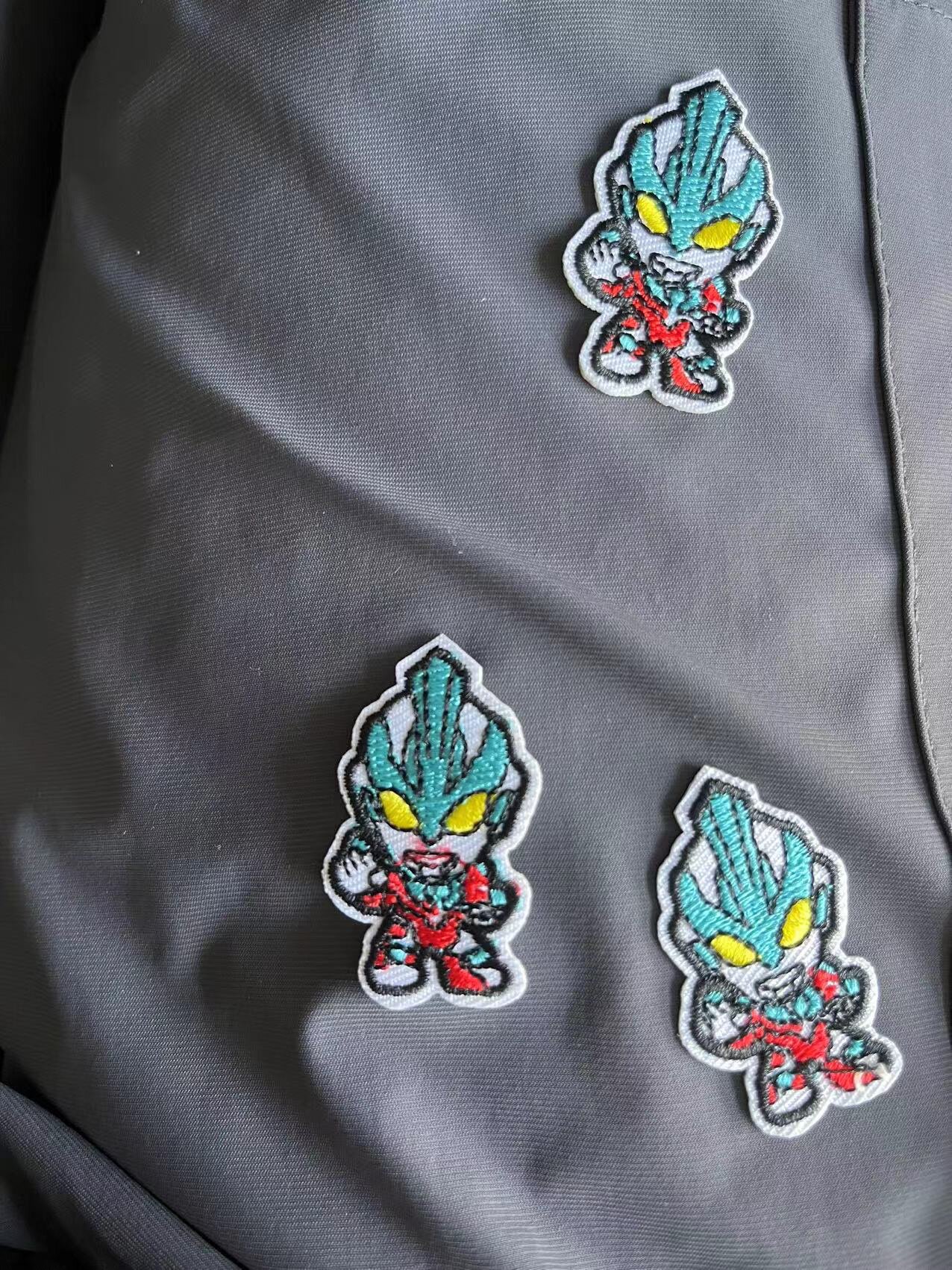 卡通奥特曼男女儿童裤子衣服羽绒服膝盖破洞补丁贴自粘布无痕大号
